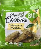 Mängden socker i Mini Cookies Thé matcha et citron