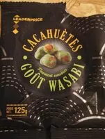 Mängden socker i Cacahuètes goût Wasabi