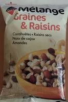 Mängden socker i Mélange Graines & Raisins