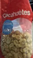 Mängden socker i Cacahuètes grillées salées