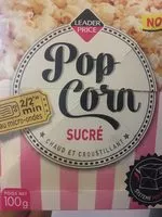 Mängden socker i Pop Corn sucré