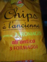 Mängden socker i Chips à l'ancienne au fromage