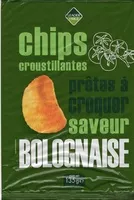 Mängden socker i Chips croustillantes saveur bolognaise