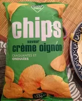 Mängden socker i Chips crème oignon