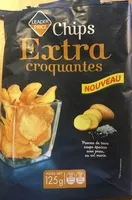 Mängden socker i Chips extra croquantes