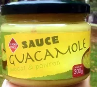 Mängden socker i Sauce Guacamole Avocat & Poivron