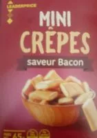 Mängden socker i MINI CRÊPE saveur bacon