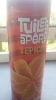 Mängden socker i Tuile apéro goût épucé