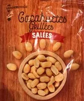 Mängden socker i Cacahuètes grillées salées