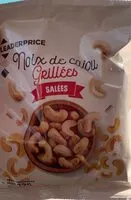 Mängden socker i Noix de cajou