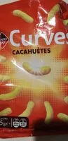 Mängden socker i Curves cacahuètes