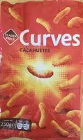 Mängden socker i Curves cacahuètes