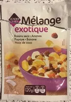 Mängden socker i Mélange exotique