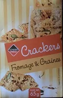 Mängden socker i Crackers fromages & graines