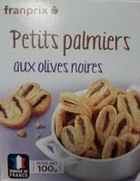 Mängden socker i Petits palmiers aux olives noires