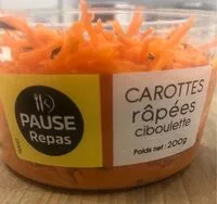 Mängden socker i Carottes râpées