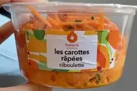 Mängden socker i Les carottes râpées ciboulette