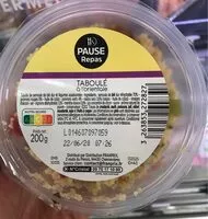 Mängden socker i Taboulé a l'orientale