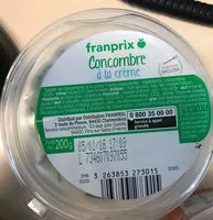 Mängden socker i Concombre à la crème