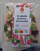 Mängden socker i La salade jambon emmental