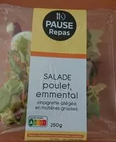 Mängden socker i Salade poulet emmental