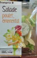 Mängden socker i salade poulet emmental