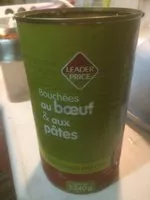 Mängden socker i Bouchées au boeuf et aux pâtes