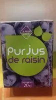Mängden socker i Jus de Raisin
