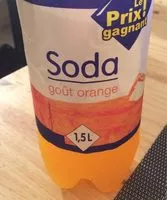 Mängden socker i Soda gout orange