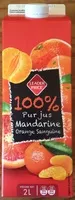 Mängden socker i 100% pur jus Mandarine Orange Sanguine
