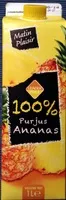 Mängden socker i 100 % pur jus Ananas