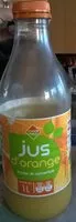 Mängden socker i Jus d'orange à base de concentré