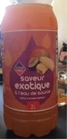 Mängden socker i Saveur exotique à l’eau de source