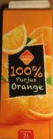 Mängden socker i 100 % Pur jus Orange