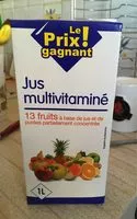 Mängden socker i Jus Multivitaminé
