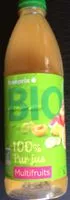 Mängden socker i Multifruits Bio - 100% pur jus