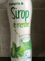 Mängden socker i Sirop de menthe