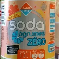 Mängden socker i Soda agrumes zéro