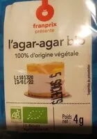 Mängden socker i Agar-agar Bio