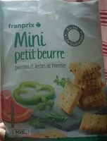 Mängden socker i petits beurres salés poivron herbes de provence