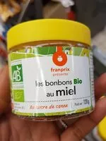 Mängden socker i Les bonbons au miel