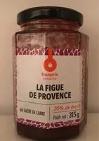 Mängden socker i Confiture: La figue de provence