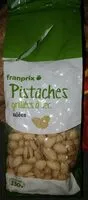 Mängden socker i Pistaches grillées à sec salées