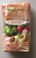 Mängden socker i Assortiment oeufs pralinés blanc