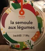 Mängden socker i Semoule aux légumes