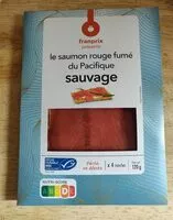 Mängden socker i Saumon rouge fumé du Pacifique sauvage