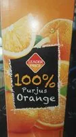 Mängden socker i Jus d'Orange, 100℅ pur jus