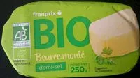 Mängden socker i beurre moulé demi - sel bio