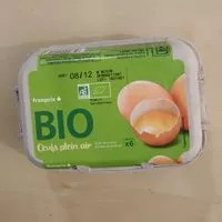 Mängden socker i 6 oeufs France bio plein air