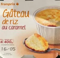 Mängden socker i gateau riz caramel